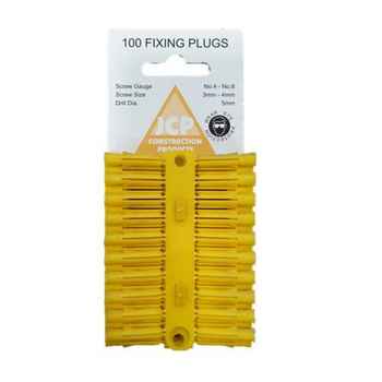 Image of Standard lightweight Wall Plugs Yellow