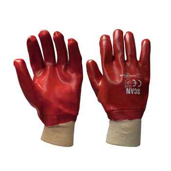 Image of Scan PVC Knitwrist Gloves
