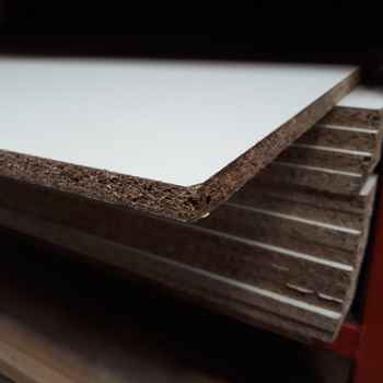 Image of White Melamine Faced Chipboard 