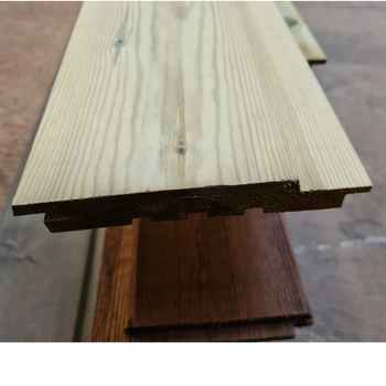 Product photograph of 20 x 144mm Fin Size UC4 Treated Redwood Channel Cladding 